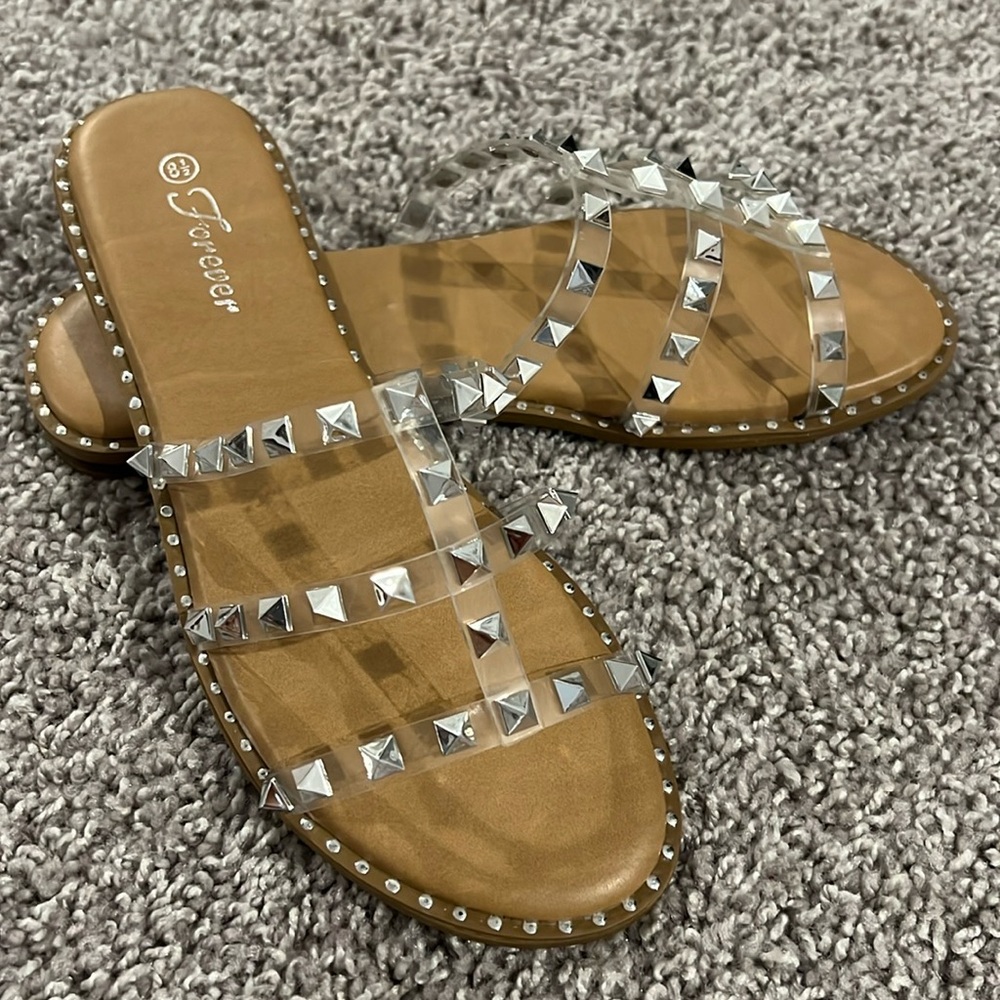 NWT Forever Studded Sandals